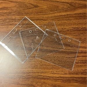 Set of 3 ID badge covers